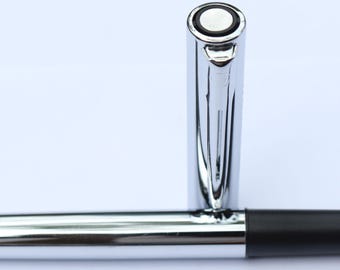 Vintage Waterman Graduate RollerBall Pen Metal chrome body France