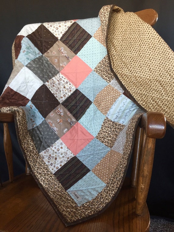 Western Influence Quilt Soft Earth Tone Etsy Western Influence Quilt Soft Earth Tone Etsy