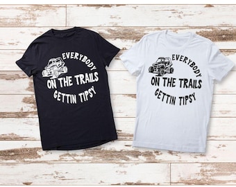 Tipsy Trails UTV-shirtontwerp: offroad, png (digitale download)