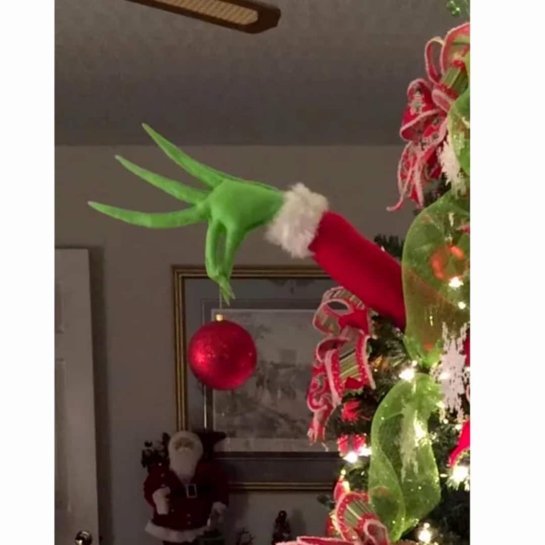 GRINCH Arm for Christmas Tree Decor Christmas Home Decor Etsy