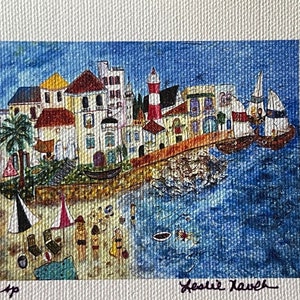 Mini Fine Art Print,&quot; La Playa&quot; Unframed