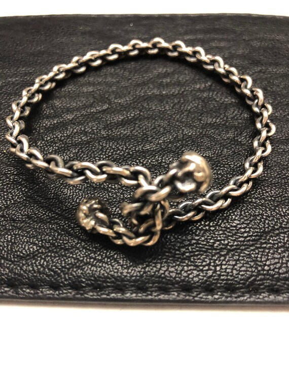 LOVE KNOT! Handmade  One of a Kind  Antiqued Sterl