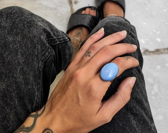 Moonstone oval vintage ring, Gemstone ring, Stone ring, Vintage rings, Gold sandstone ring, Lapis lazuli ring, Tigers eye ring