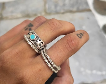 Stacking rings Dainty ring Minimalist ring Boho ring Thumb silver ring Open Ring Simple ring Gold ring Adjustable ring Jungle ring Thin ring