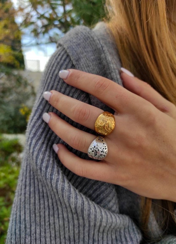 Chunky sale rings womens