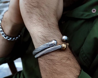 Buy Mens Gift, Mens Bracelet, Bracelets for Men, Silver Cuff
