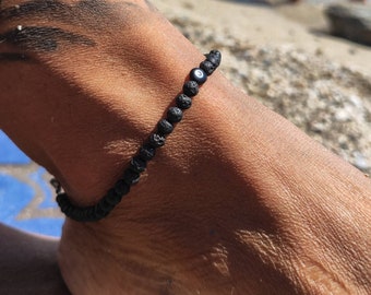 Heren enkelbandje, boze oog armband, herenarmband, cadeau vriendje, armbanden voor mannen, cadeau voor papa, cadeau voor hem, cadeau voor mannen, vaderdagcadeau