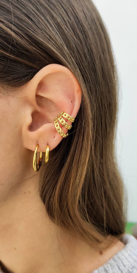 8 Paia Di Orecchini A Clip Per Cartilagine - Acciaio Inox, Senza Piercing, Per Uomini E Donne