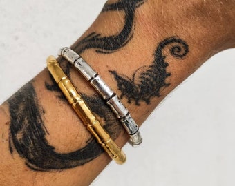 Pulsera de oro, Pulsera rígida, Pulsera de plata, Pulsera de plata tipo brazalete, Pulsera de oro tipo brazalete, Regalo para ella, Pulsera para hombre, Regalo para mamá
