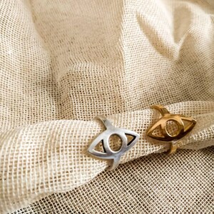 Evil eye ring Evil eye jewellery Greek jewellery Ring with evil eye Ring for protection evil eye Gold evil eye ring Silver evil eye ring image 7