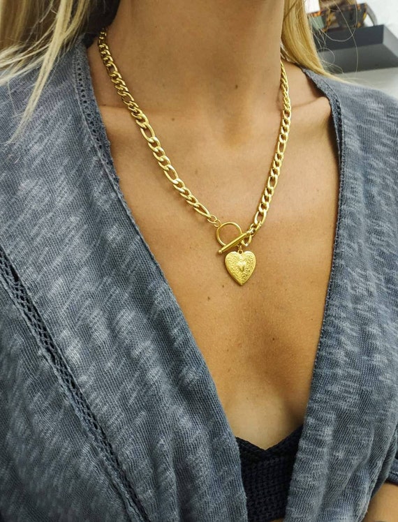 Chunky gold nugget diamond pendant necklace by Pernille Holm | Finematter