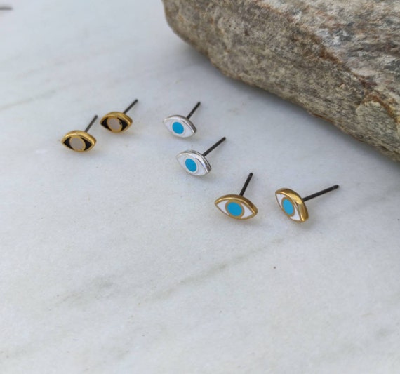 Greek evil deals eye earrings