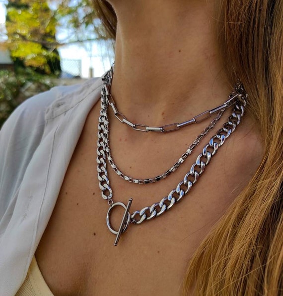 ネックレス・チョーカー BLENDOFF Vienna chain necklace silver 925 Amazon.com: Ian and Valeri Co. Sterling Silver Box Chain