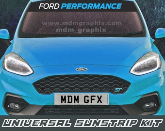 Ford Performance Sunstrip Universal fiesta Mondeo KA RS ST200 ST180 XR2I  KUGA Ecoboost Zetecs Free Delivery 