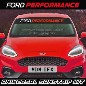 Ford Performance Sonnenleiste Windschutzscheibe Aufkleber