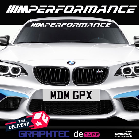 Bmw Sun Strip Motorsport Performance Universal Kit Decal E46 Etsy