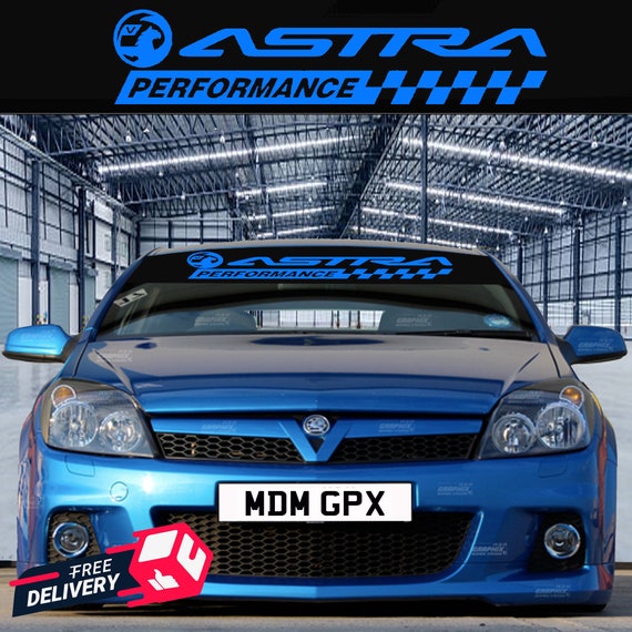 Gloss Mid Blue Universal Car Sun Strip Performance Blue