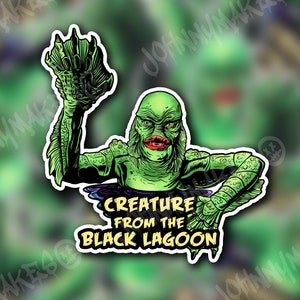 Creature from the Black Lagoon (Universal Monsters) Sticker or Magnet