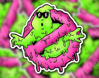 Logoshirt Maglietta Ghostbusters Per Bambini | Cotone Bio | Logo Slime | Design Originale Su Licenza