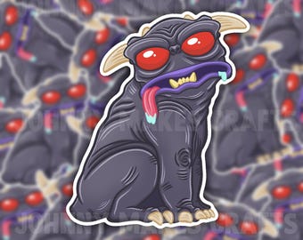 Ghostbusters Terror Dog Puppy Sticker or Magnet | Ghostbusters
