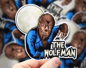 The Wolfman (Universal Monsters) Sticker or Magnet