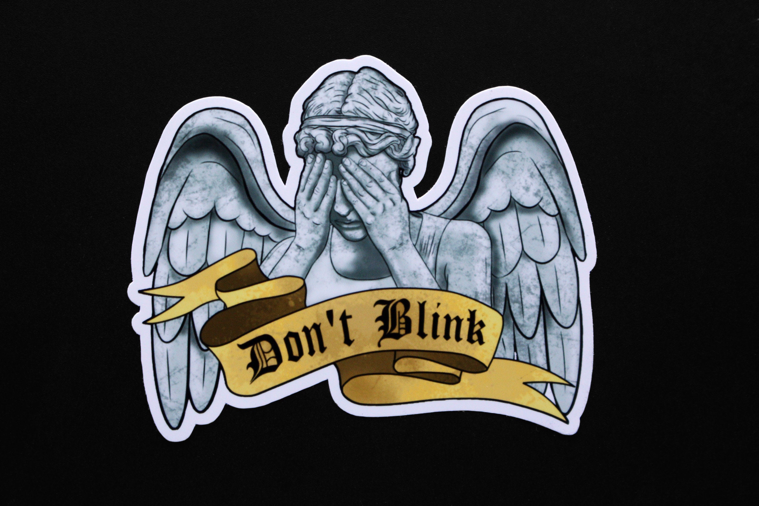 Doctor Who Weeping Angel Sticker or Magnet - Etsy