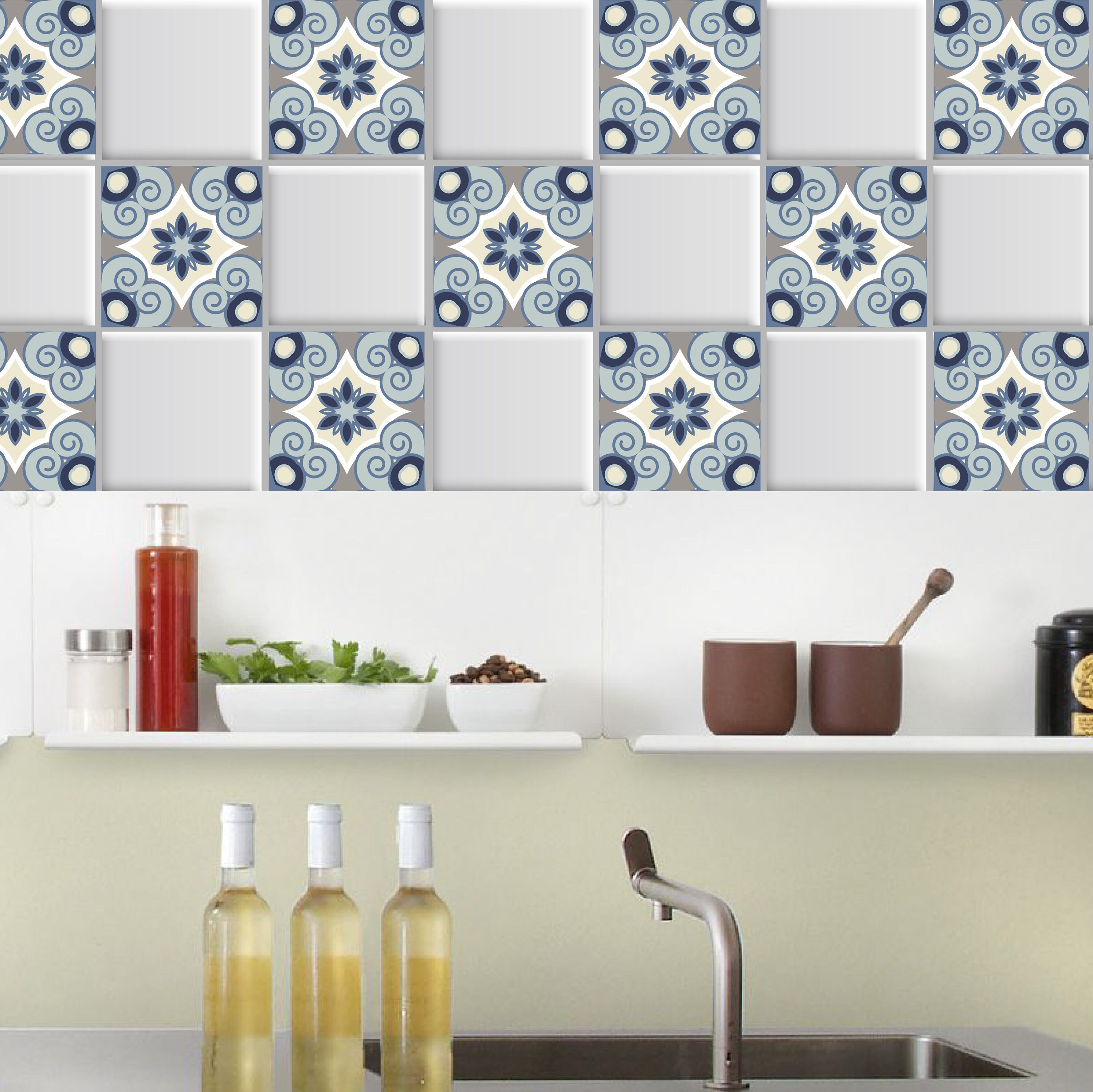 etsy kitchen tile stickers