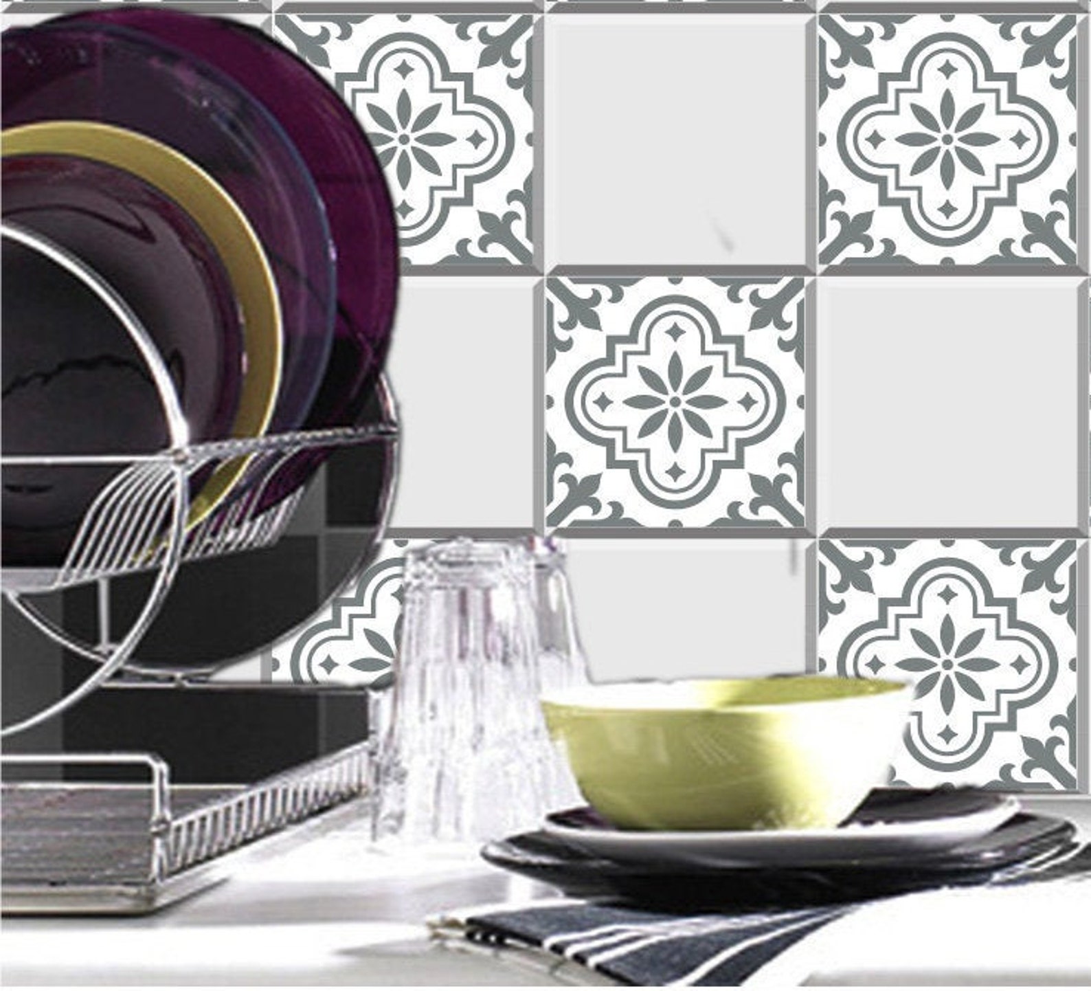 etsy kitchen tile stickers