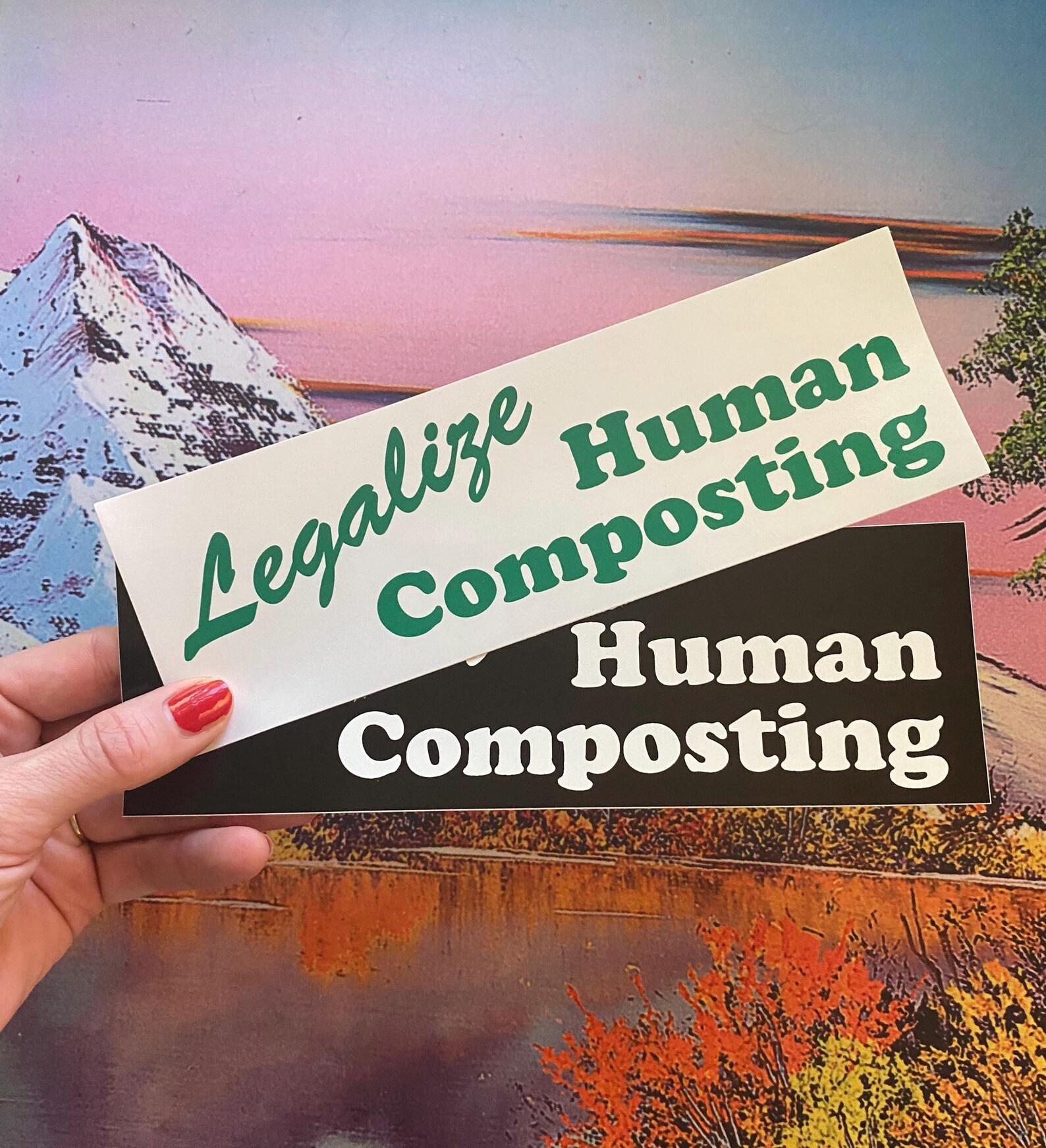 Legalize Human Composting - Bumper Sticker - Etsy