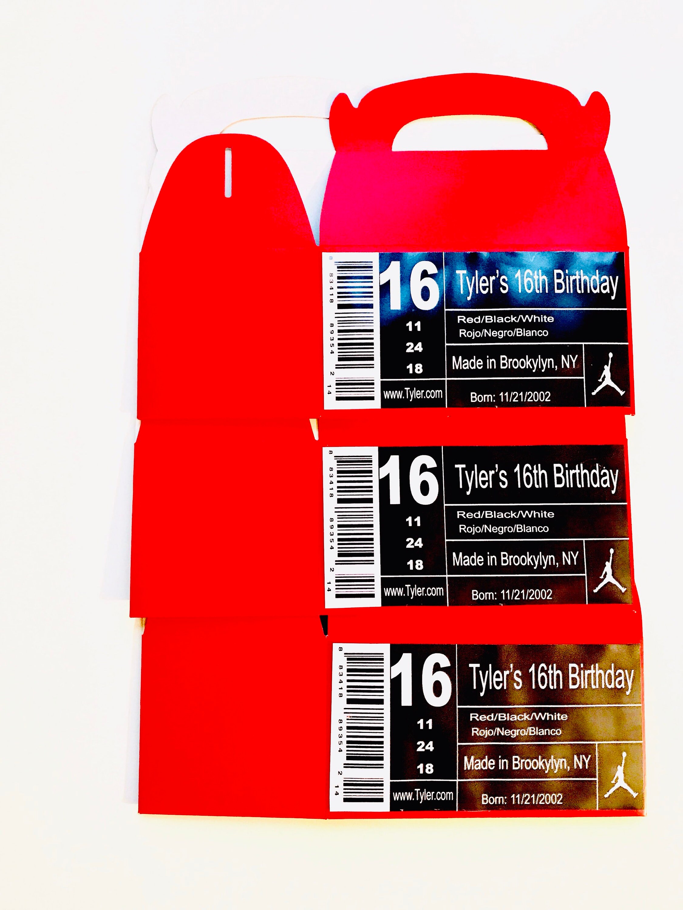 custom jordan sneaker box