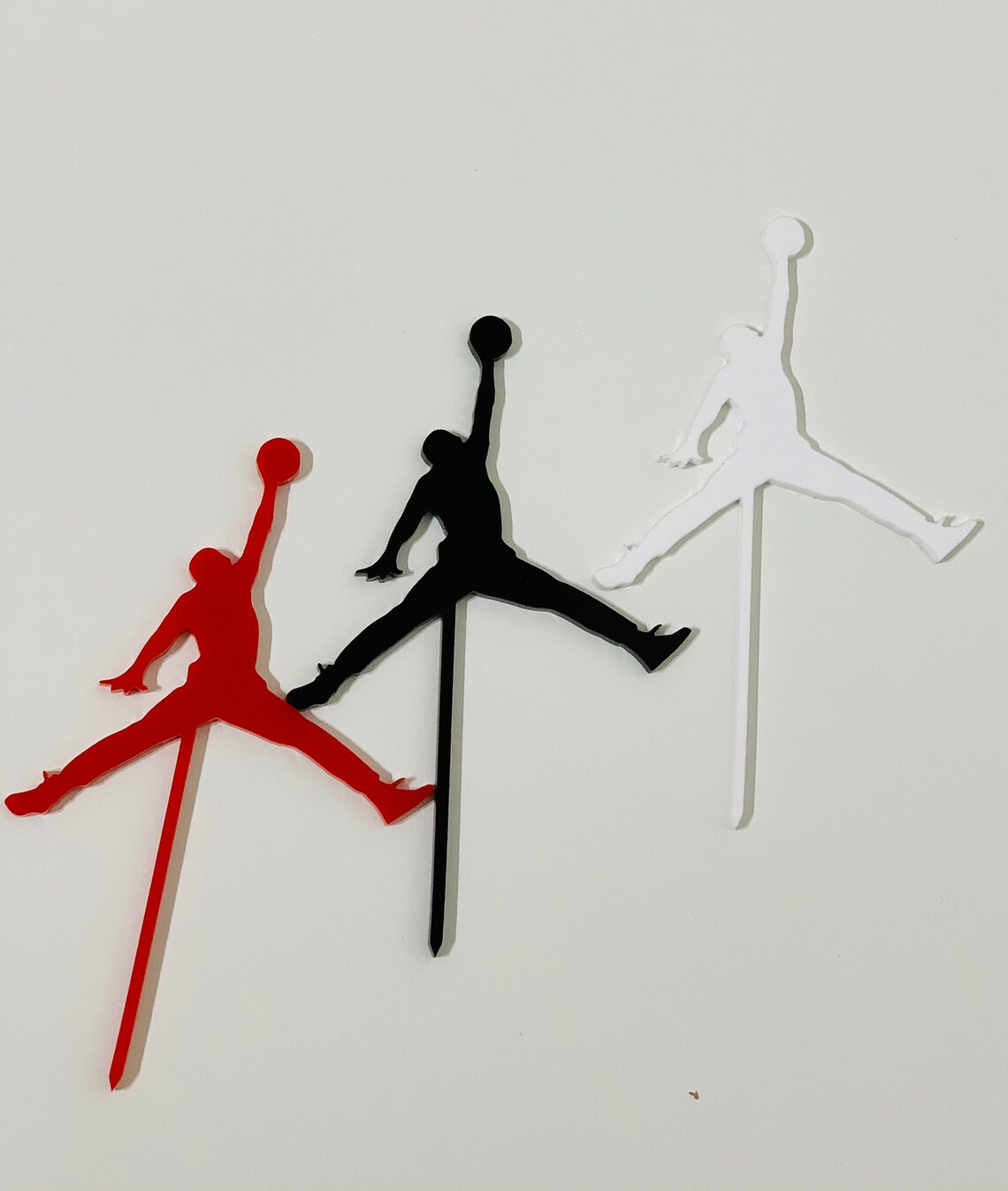 Acrylic Jordan Cupcake Topper Jordan Cake Topper Jordan | Etsy