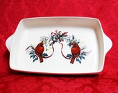 Lenox Winter Greetings Rectangular Baking Dish, Winter Greetings Baking Dish, Baking Dishes, Holiday Dinnerware, Holiday Serving Dishes
