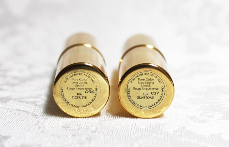 Estee Lauder Lipsticks Vintage Lipsticks Estee Lauder Tiger Etsy