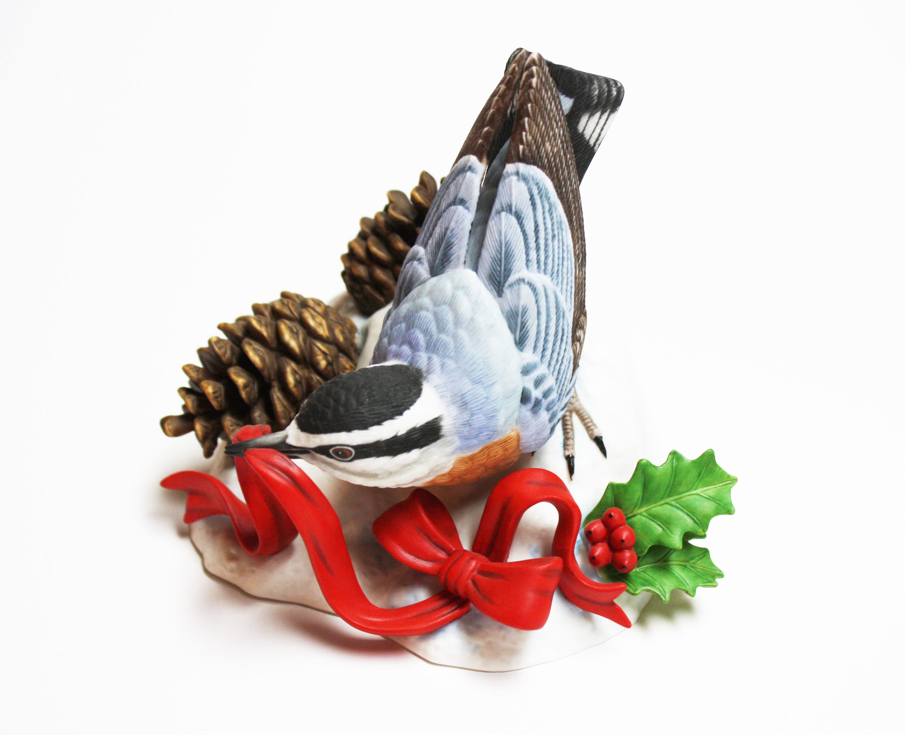 Nuthatch Porcelain Sculpture Christmas Nuthatch Lenox Lenox Etsy