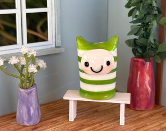 Fern Sprite green with white stripes