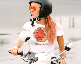Sun Graphic Tee No. 9 Heliocentric Design Summer T Shirt Sun Lover Shirt Hippie Shirt Boho Style Gift Shirt Women's Style Shirt Sun Shirt