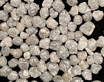 5 Ct Natural Diamond Rough for Jewelry, Gray Natural form Diamond, Uncut Diamond, Jewelry Making Precious Diamond, 1.5 - 4.5 MM