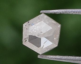 0,27 CT zeshoekige vorm natuurlijke diamant 4 mm briljantgeslepen diamant, zeshoekige diamanten verlovingsring