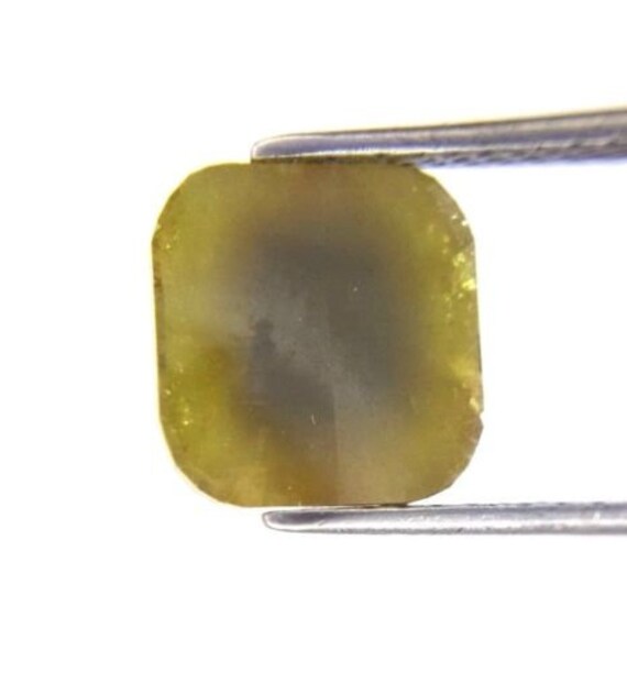 Natural Diamond 1.26TCW Yellow Diamond Cushion Diamond Rose cut Diamond Fancy Diamond Rough Diamond Raw Diamond Gemstone Uncut Diamond