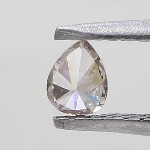 0.16 Carat 4+MM Pink Pear Cut Diamond 100% Natural Pink Color Loose Diamond Gift For Her