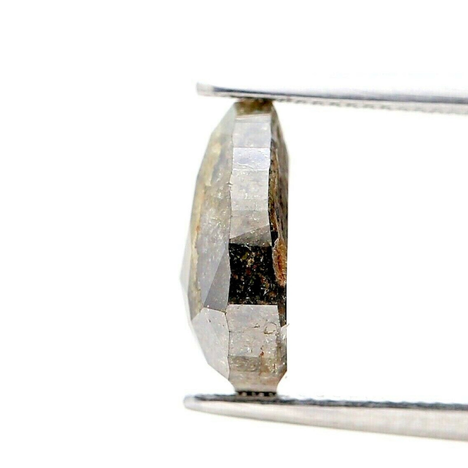 Großer rustikaler Naturdiamant 2.63TCW Gold Schwarz Funkelnde | Etsy