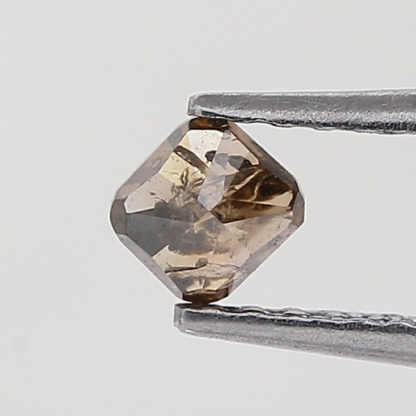 Diamante naturale sciolto da 0,25 CT Diamante naturale di colore marrone