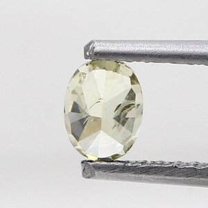 0.37carat Oval Shape Diamond Oval Cut Diamond Greenish Yellow Color Diamond Brilliantcut Diamond Natural Loose Diamond Gift For Him