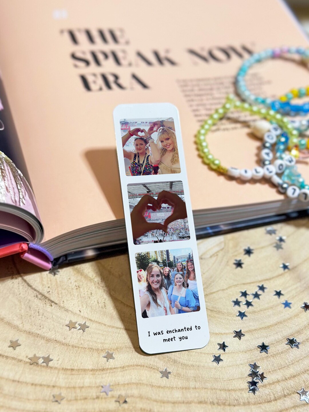 ERAS Tour Personalised Custom Photobooth Strip Metal Bookmark Make Your
