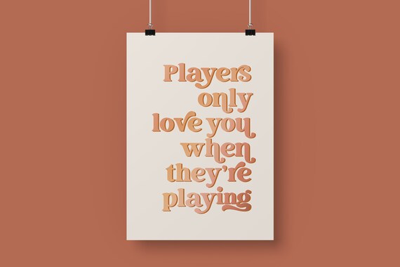 Dreams Lyrics Print Fleetwood Mac Players Only Love You Etsy