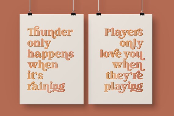 Dreams Lyrics Print Fleetwood Mac Players Only Love You Etsy