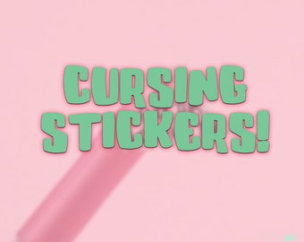 Sassy Stickers - Cursing Stickers - Curse Word Stickers - Swear Stickers - Snarky Stickers - Swear Stickers - Cuss Stickers - Salty Stickers