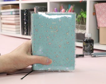 Jelly A6 Midori Hibino Cover - Midori Hibino Cover - A6 Midori Cover - Hibino Jelly Cover - Hibino Planner Cover - Clear Planner Cover