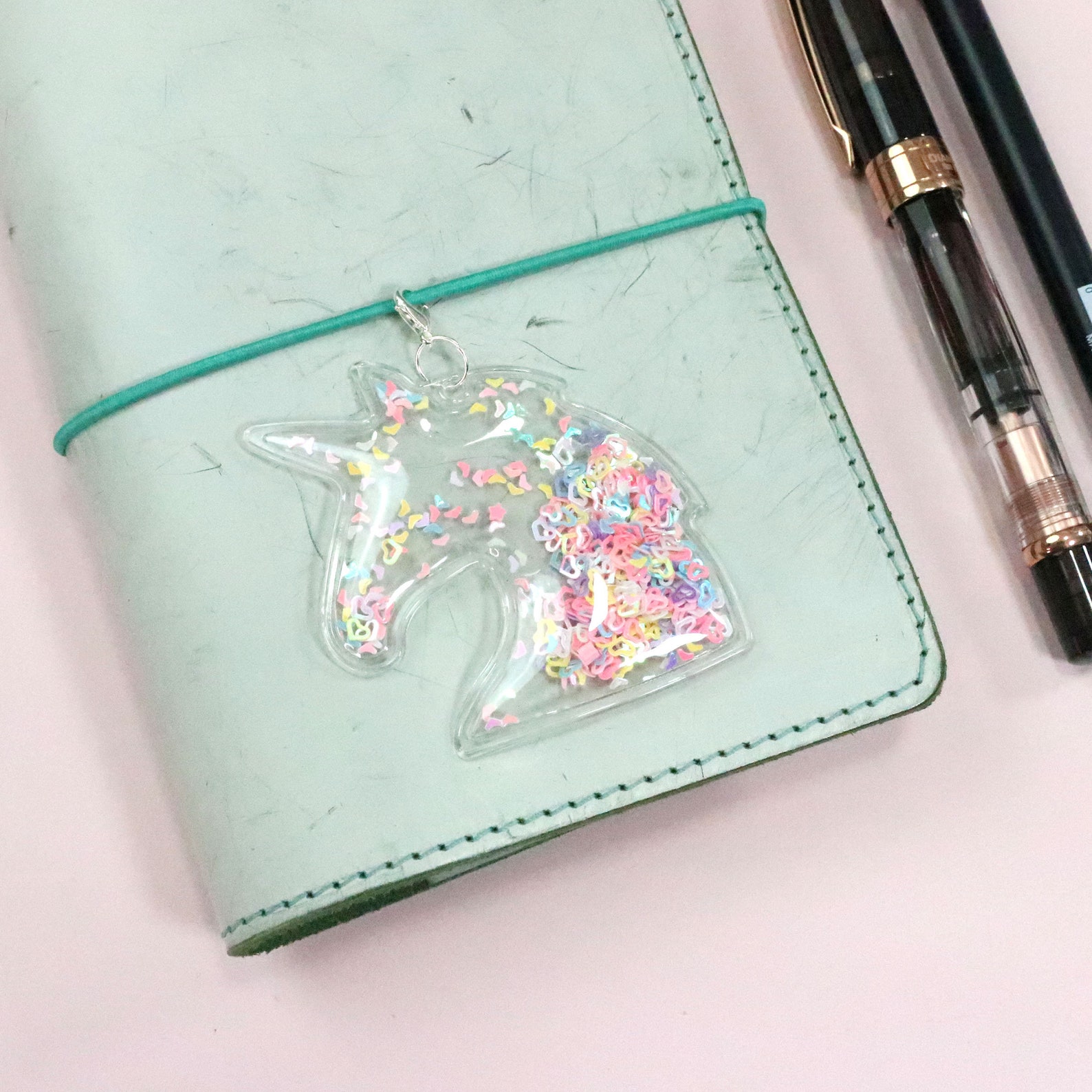 Planner Charms Planner Unicorn Charm Shaker Charm for Etsy