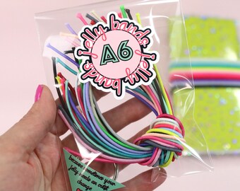 Jelly Bands - Elastics for Jelly Covers - Jelly Cover Bands - Notebook Elastics - Belly Bands - Belly Bands for Notebooks